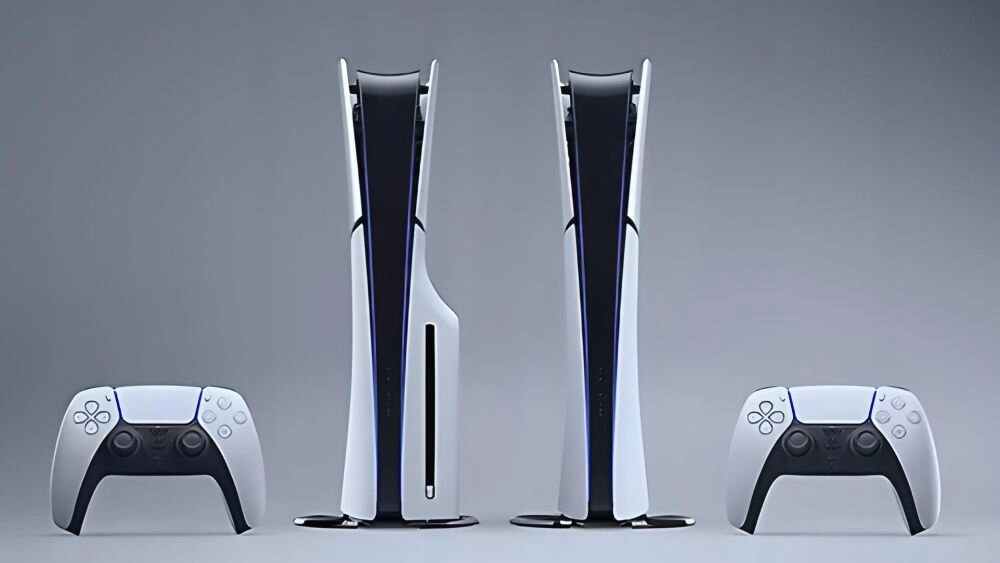 Konsola SONY PlayStation 5 Slim + 2 Kontrolery SONY DualSense Biały Wersja PlayStation 5