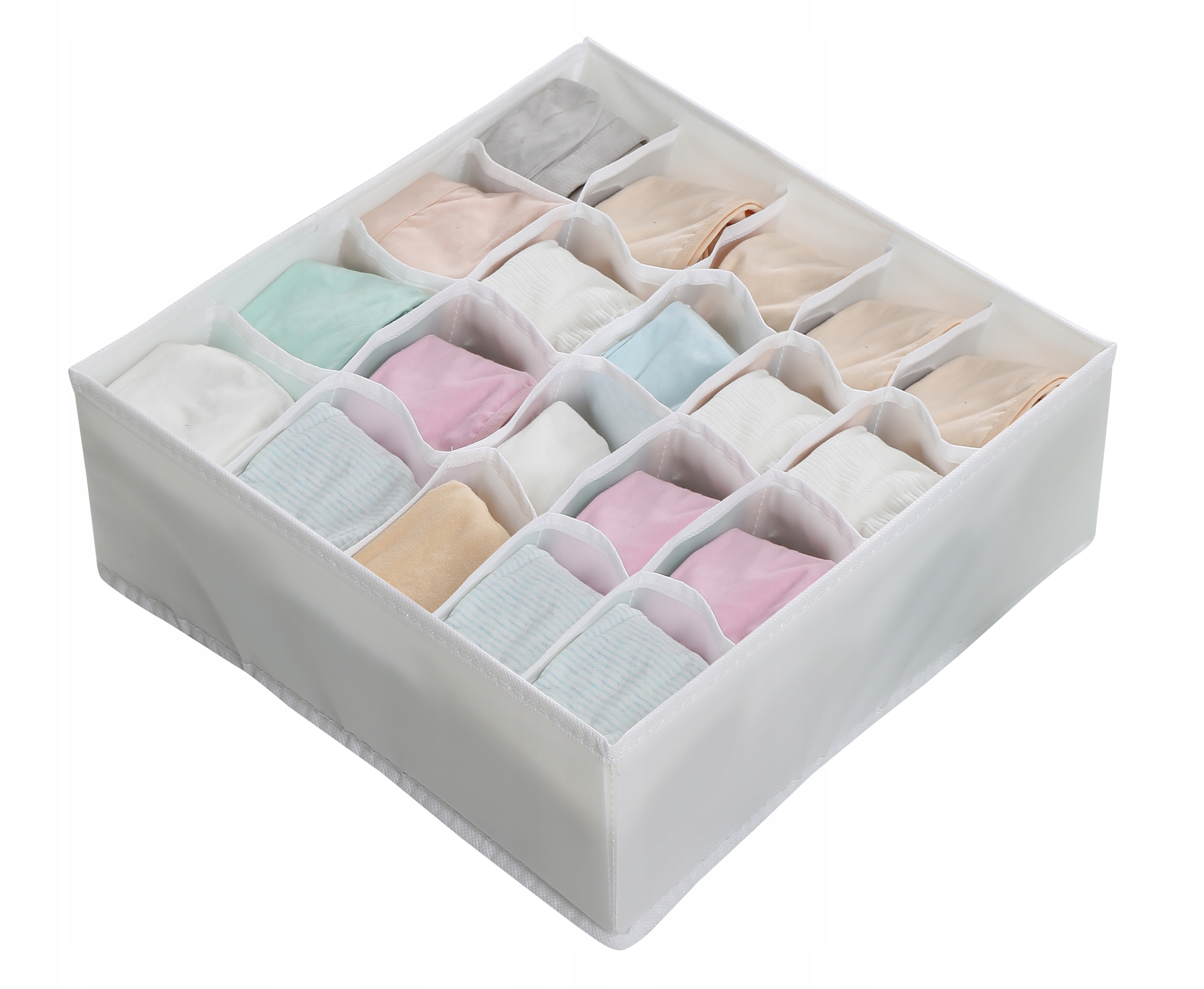 ORGANIZER DO SZUFLADY Z 20 PRZEGRÓDKAMI 32x12x32 cm BIAŁY