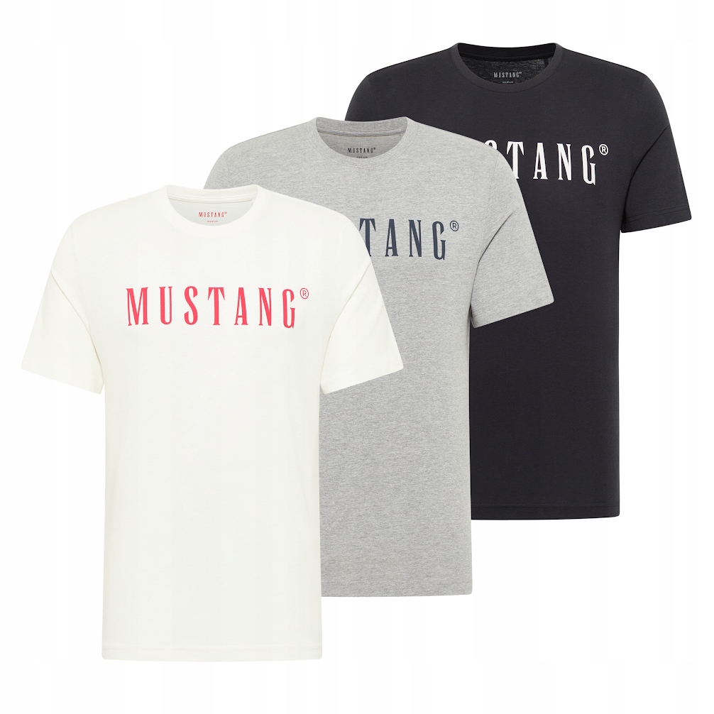Tričko 3pack Mustang Austin logo sada M