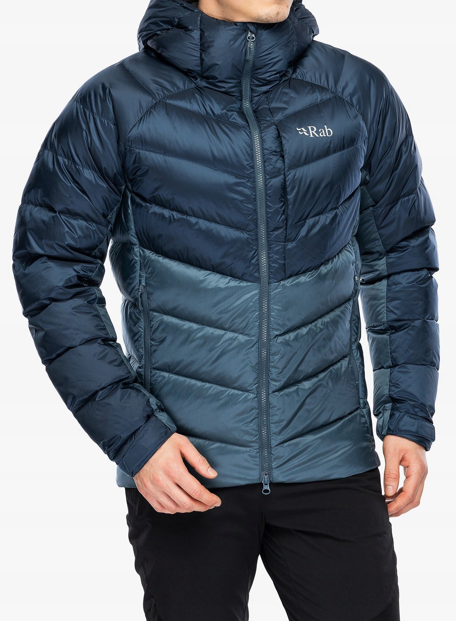 Péřová bunda Rab Glaceon Pro Jacket tempest blue/orion blue M