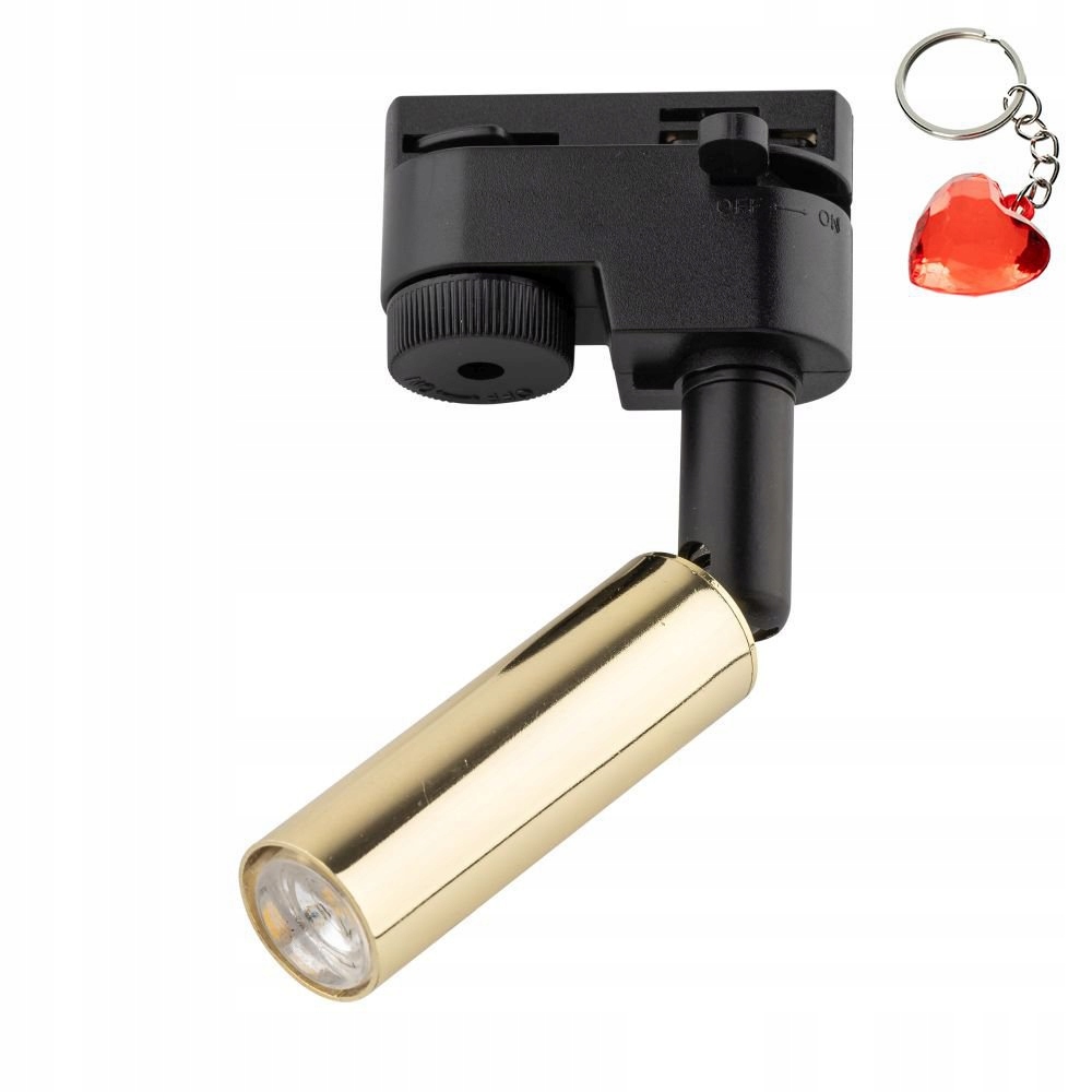 Lampa reflektor spot szynowy 1F TRACER GOLD 6616 TK Lighting 24H
