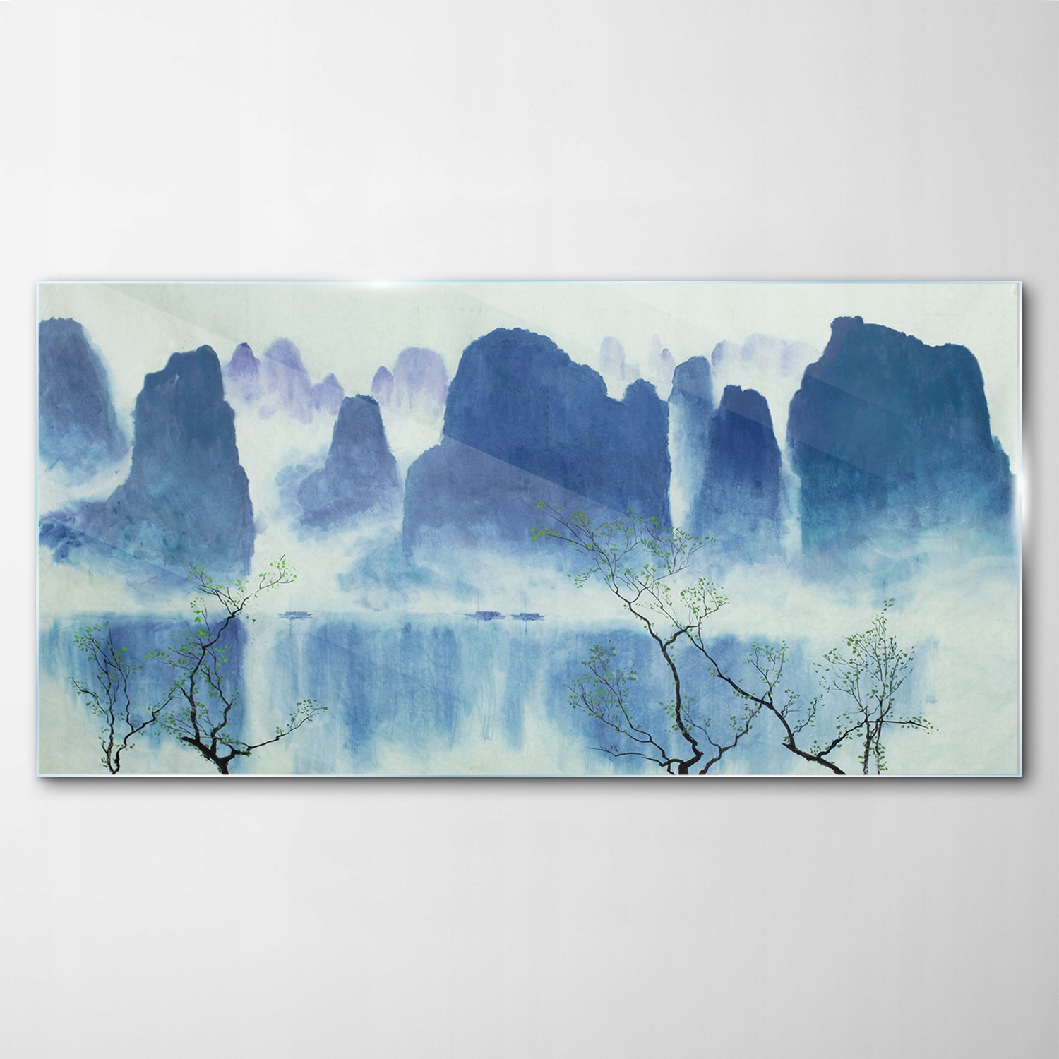 

Obraz na Szkle Dekor Chiny Góry Mgła Woda 120x60