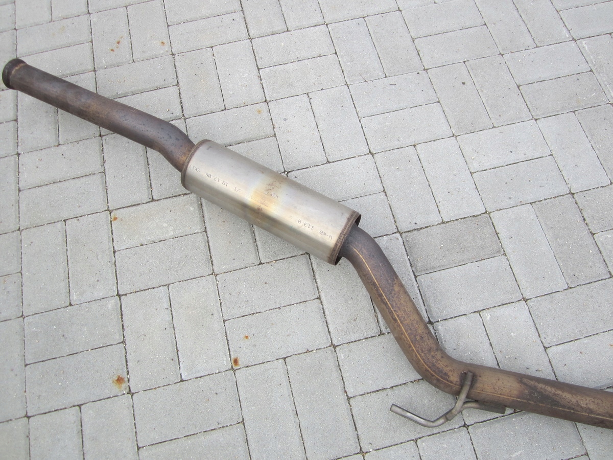 silencer left Mercedes W221 S600 V12 Long