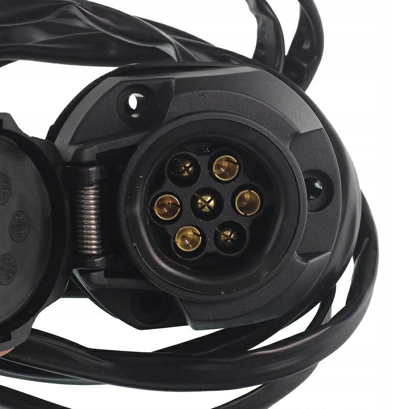 WIĄZKA ELEKTRYCZNA HAKA 7 PIN UNIWERSALNA, GNIAZDO 7 PIN + PRZEWÓD 2M Rodzaj 7 PIN