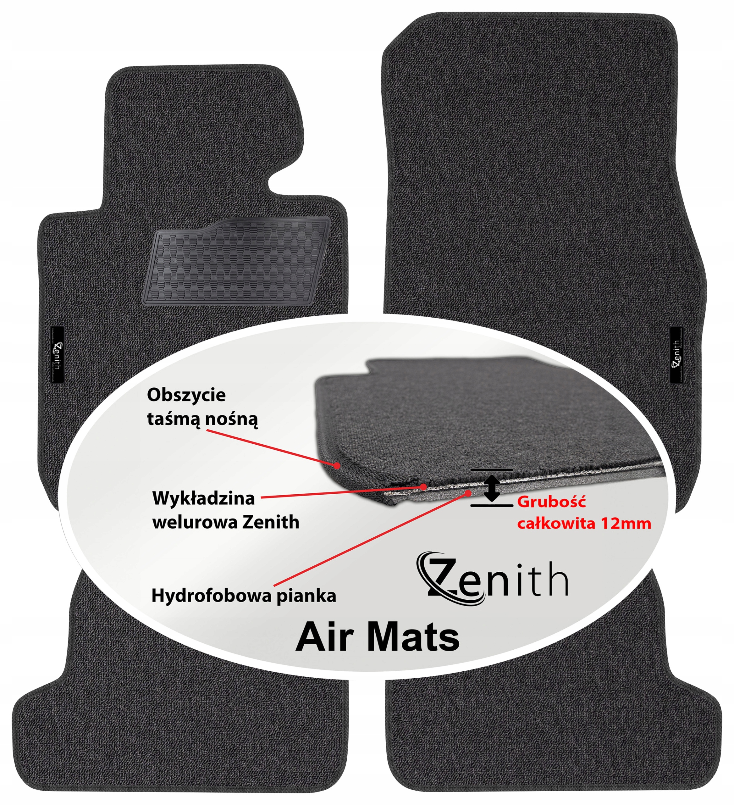 Bmw 1 F21 Bmw 2 F22 xDrive 13-22 Velurové koberce do auta Zenith Air Mats