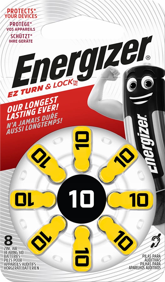

8 sztuk Bateria słuchowa Energizer 10 PR70