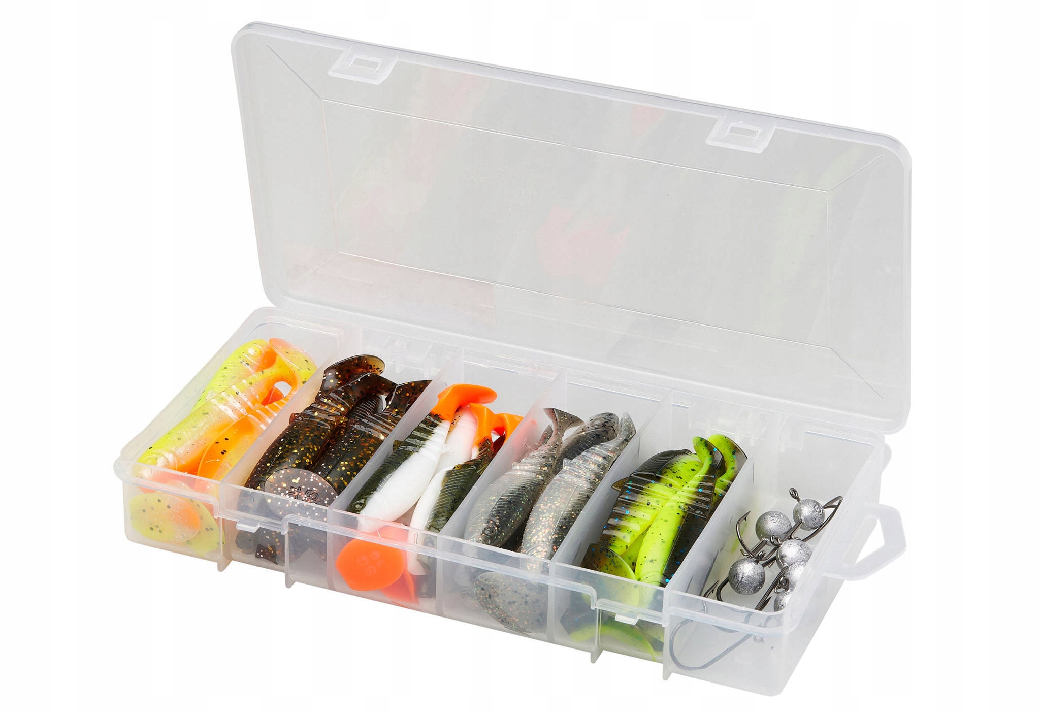 Zestaw Gum Savage Gear Cannibal Shad 8 i 10cm Mix 36szt Szczupak 82338