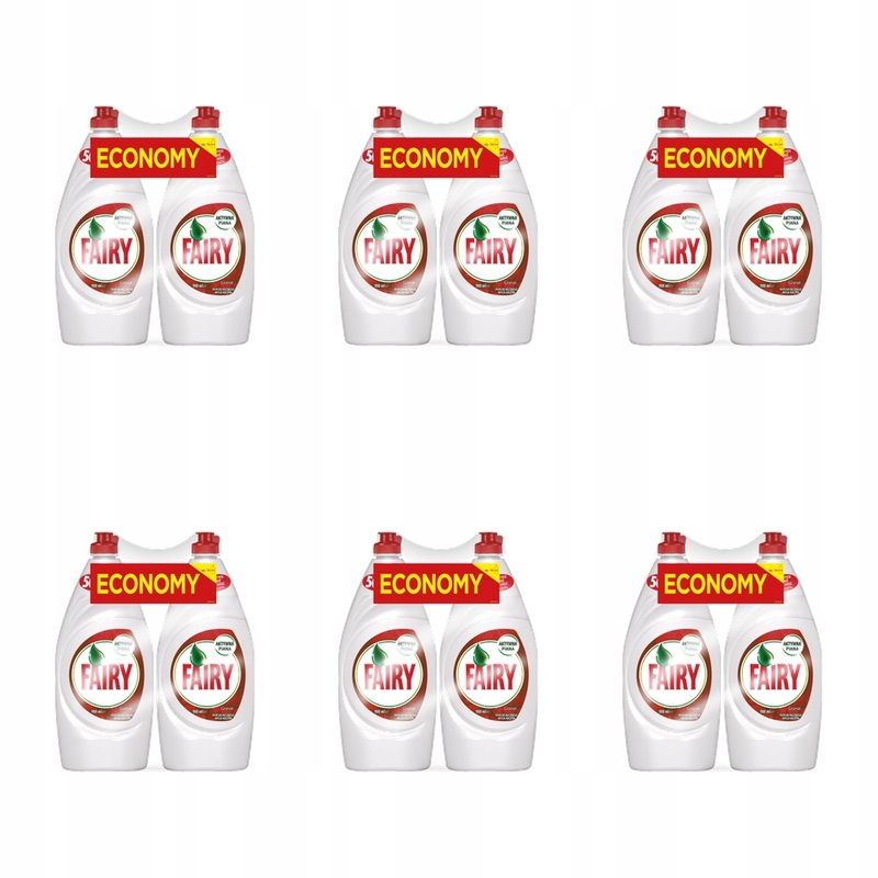 Fairy tekutý prostředek na mytí nádobí granátové a červené pomeranč 2x900 ml X6