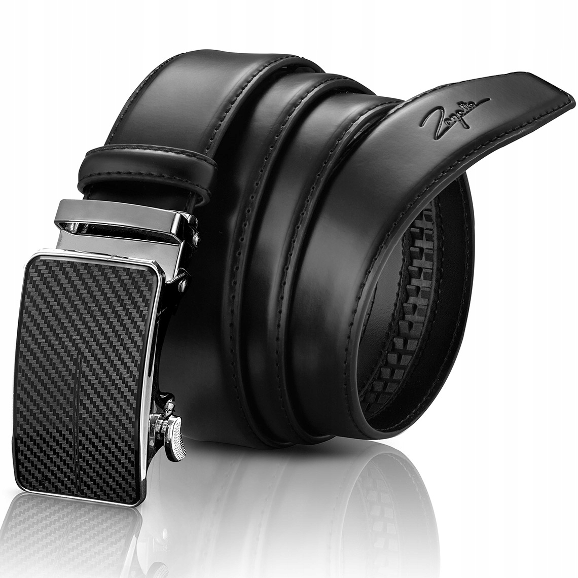 

Zagatto Skórzany pasek męski do spodni automat