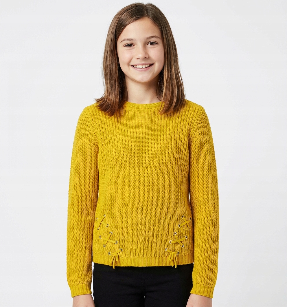 Sweter dziewczęcy PRIMARK żółty 158 (12-13 lat)