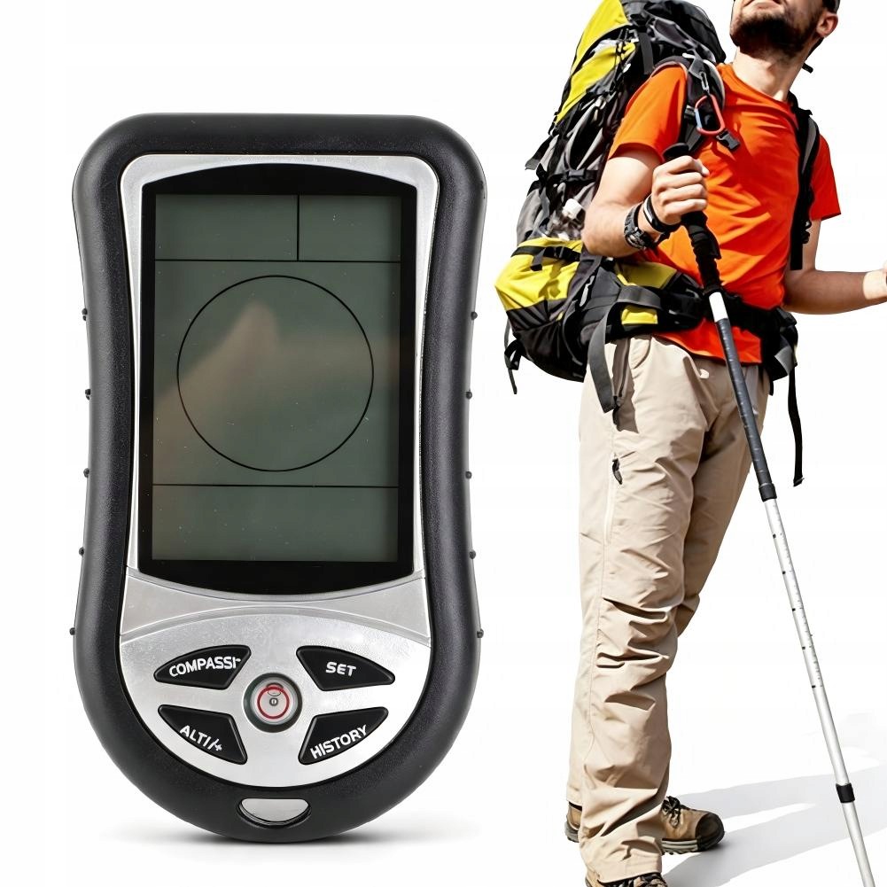 Odbiornik Nawigacji Gps Sunroad Ręczny Barometr Kompas, Higrometr 8W1