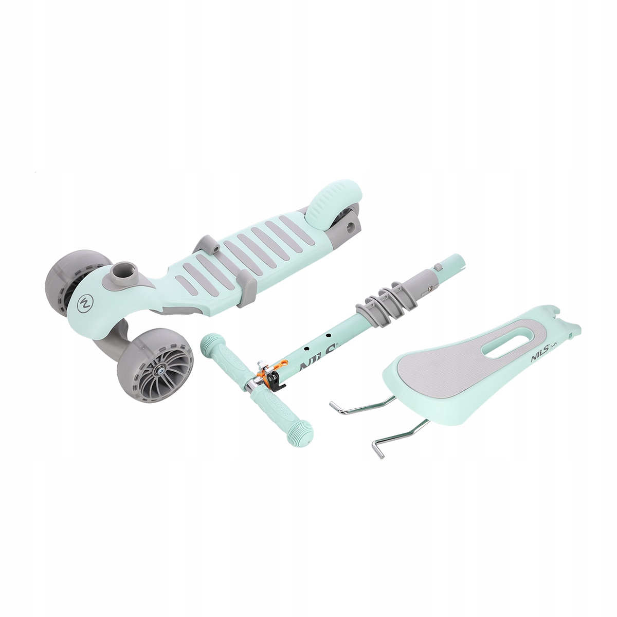 HULAJNOGA DLA DZIECI Z SIODEŁKIEM ŚWIECĄCE KOŁA Kod producenta 16-51-064