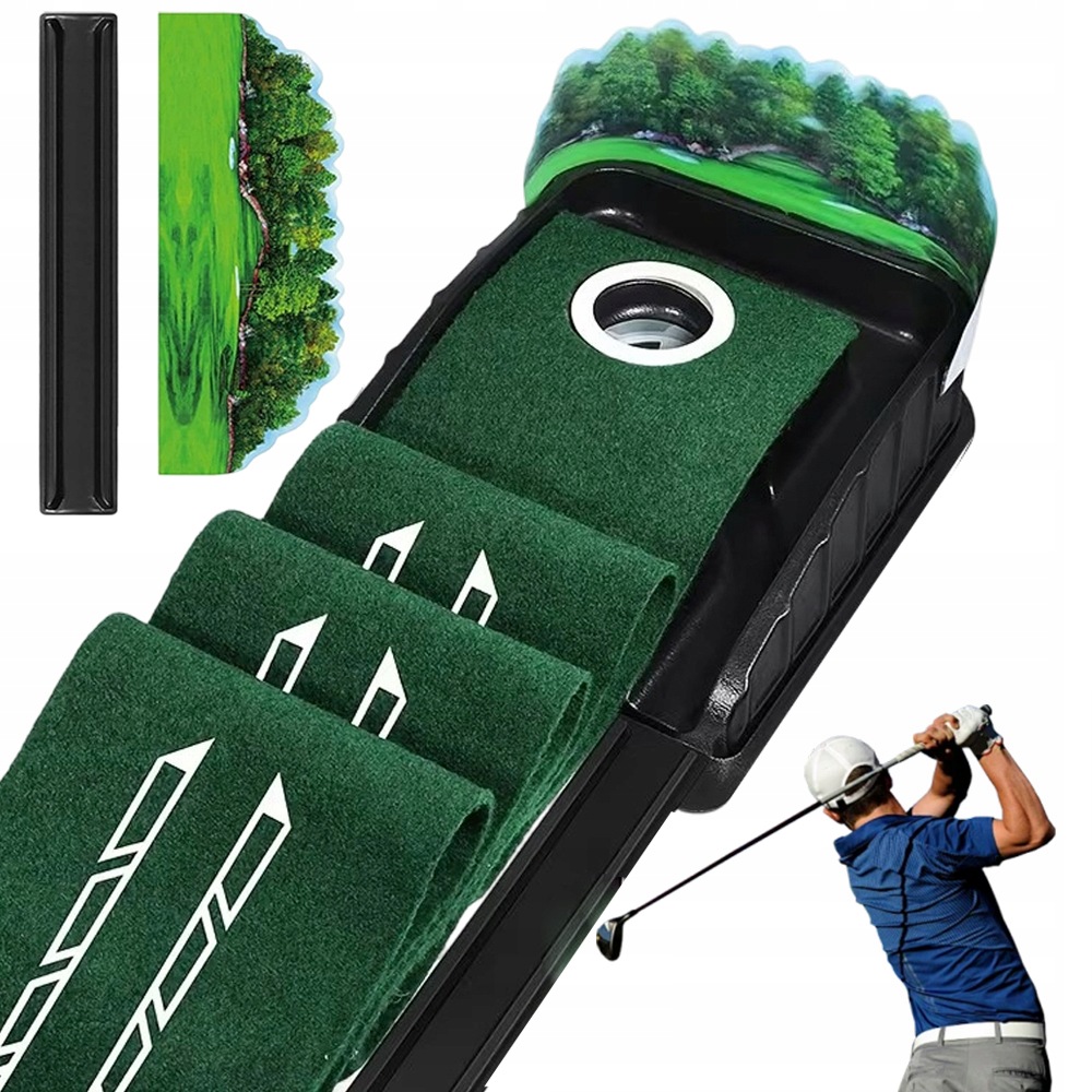 Mata Treningowa Golf 259CM Z Automatycznym Systemem Powrotu Piłek
