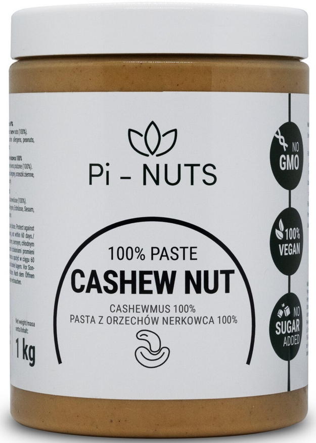 Levně Pi-NUTS Pasta z kešu ořechů 100% dužina 1 kg