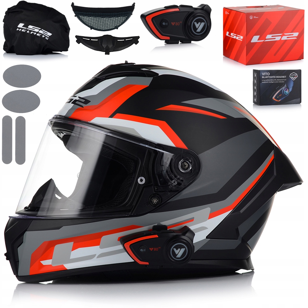 Motocyklová Prilba LS2 FF820 Rapid III Systém Pinlock Ecer 22.06 Interkom