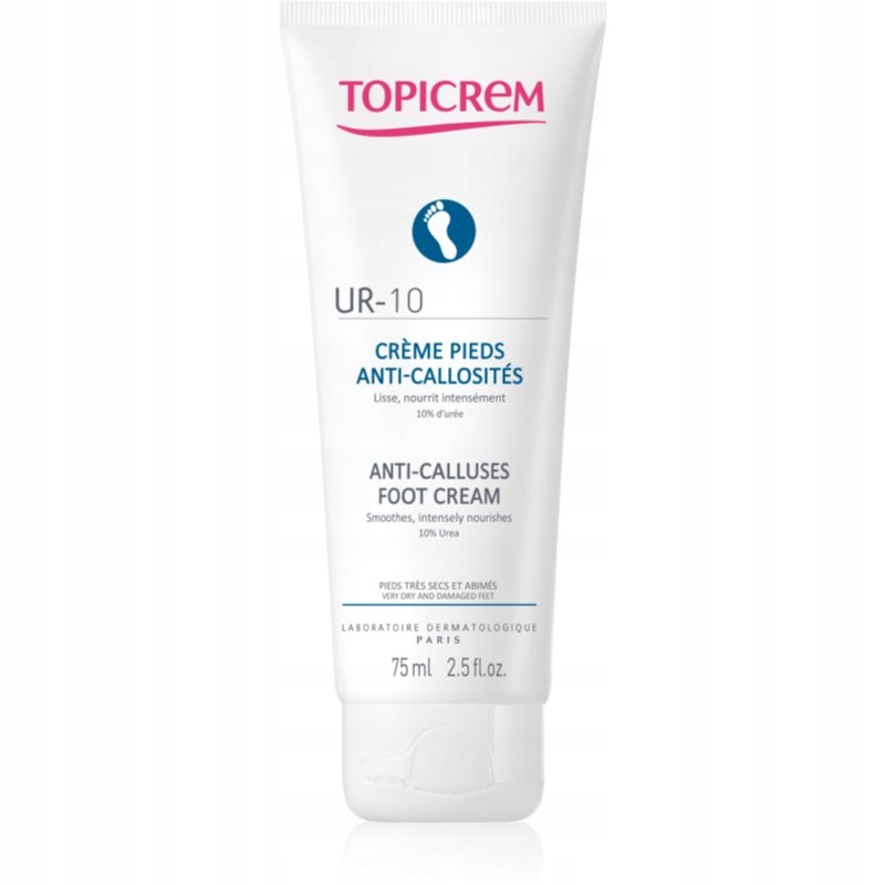 Topicrem Ur 10 Anti-Calluses krém Na Nohy 75 Ml