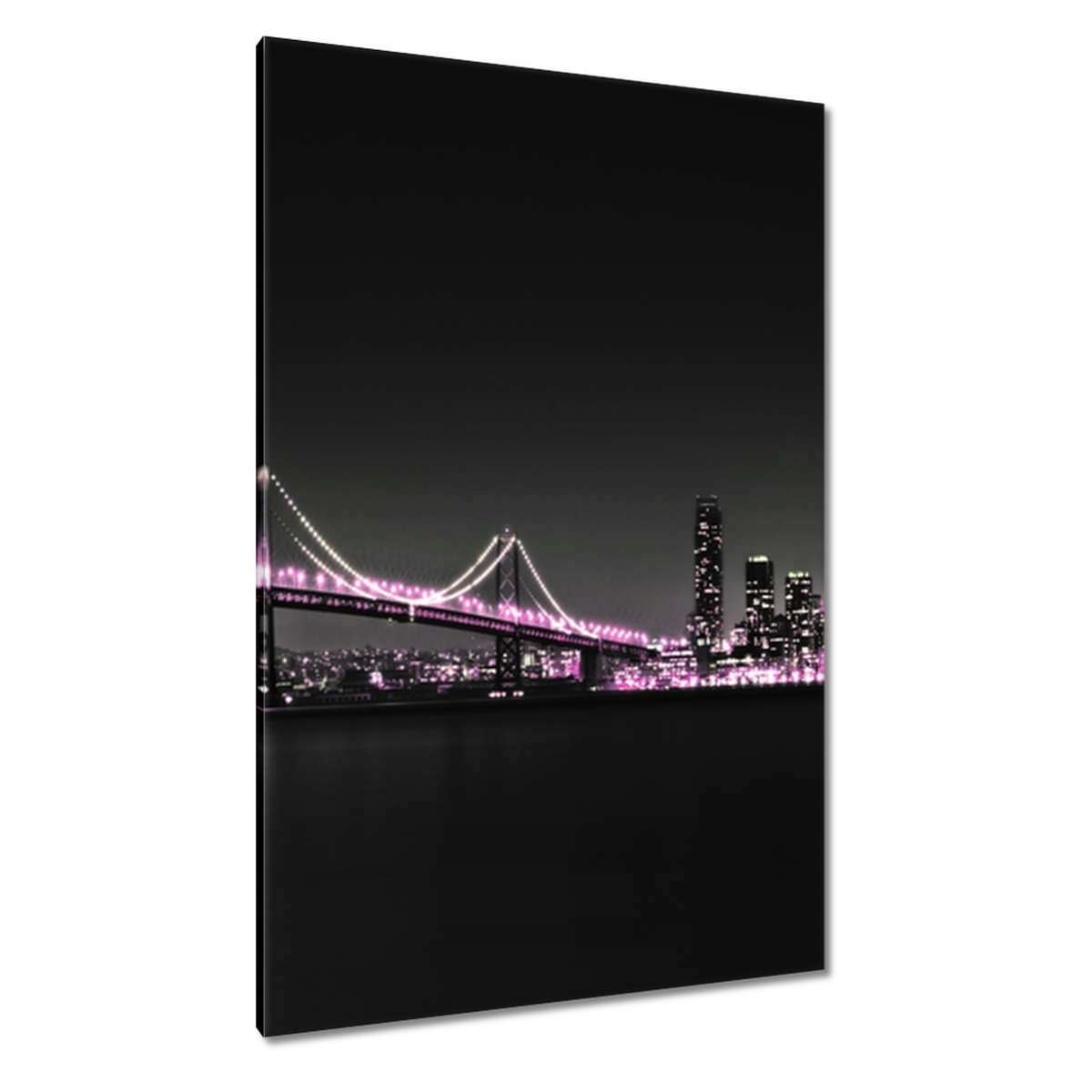 Obrazy 80x120 Most Fialová světýlka