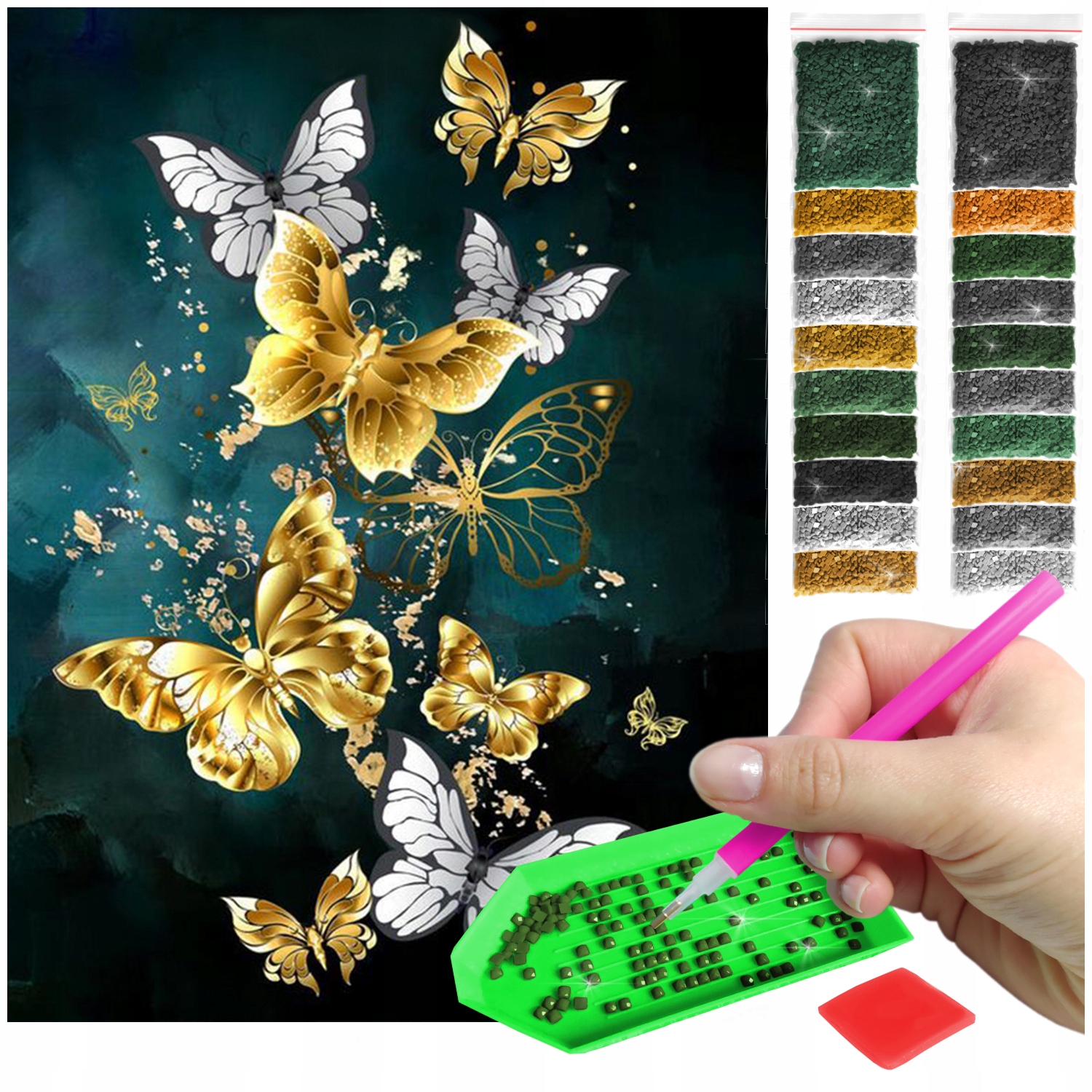 АЛМАЗНАЯ ВЫШИВКА !КВАДРАТНЫЕ БРИЛЛИАНТЫ! DIAMENCIKI DIAMOND PAINTING MOZAIKA