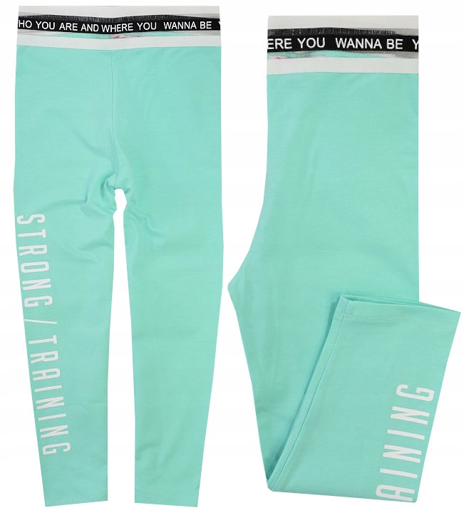 

Legginsy Getry Rybaczki Fitness Napisy 128 J143D