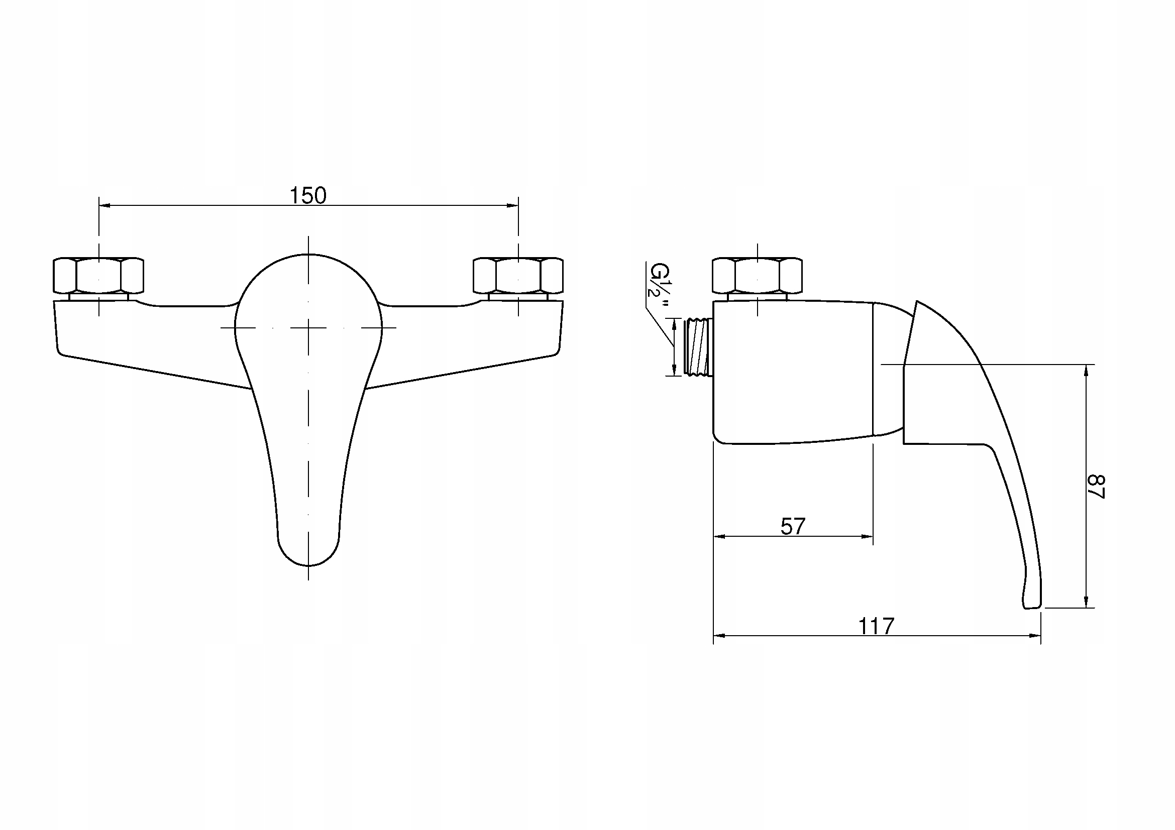 Sprchová Baterie Kalon, Chrom, BN-42-001-X