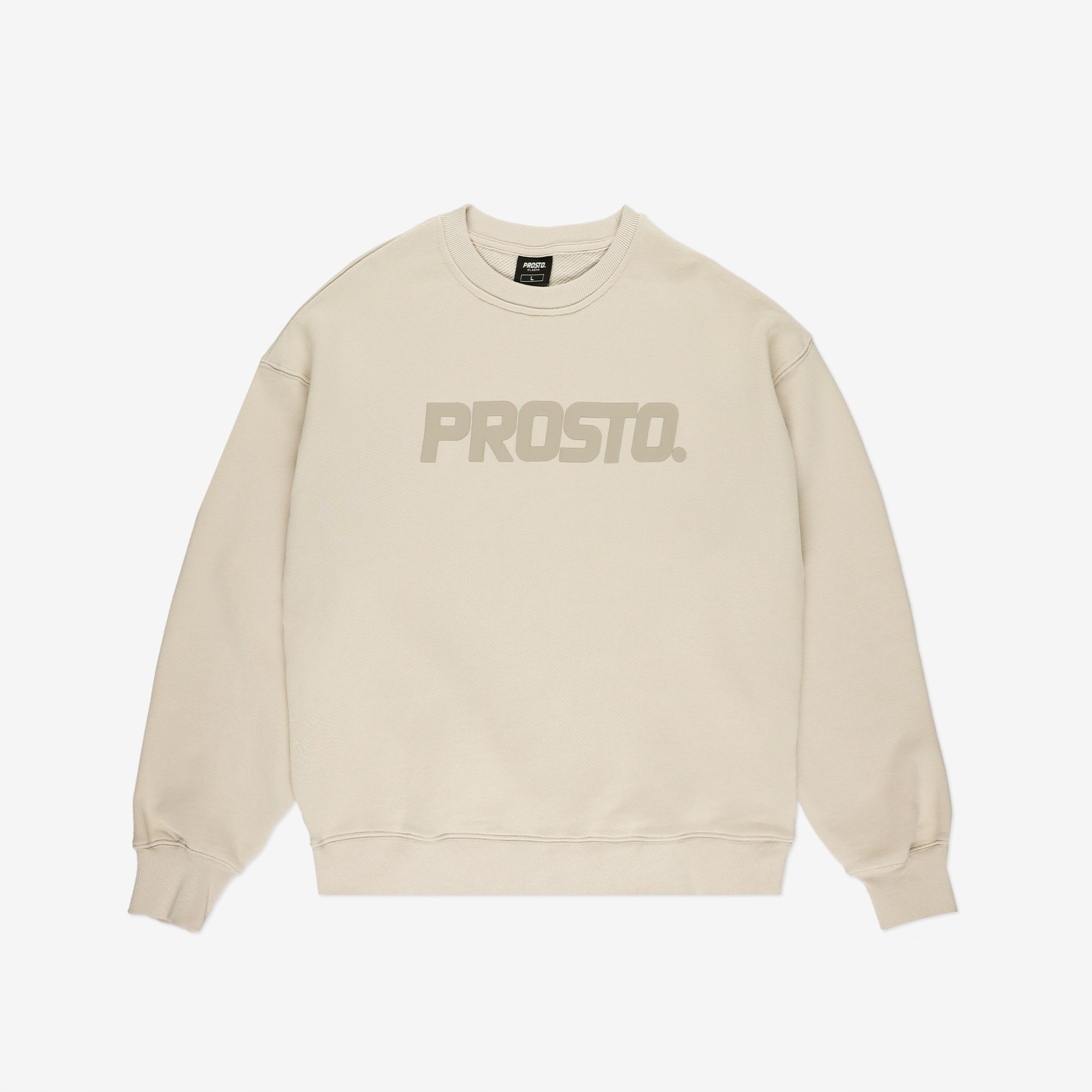 Mikina Prosto Klasik Crewneck Zeds Beige vel. L