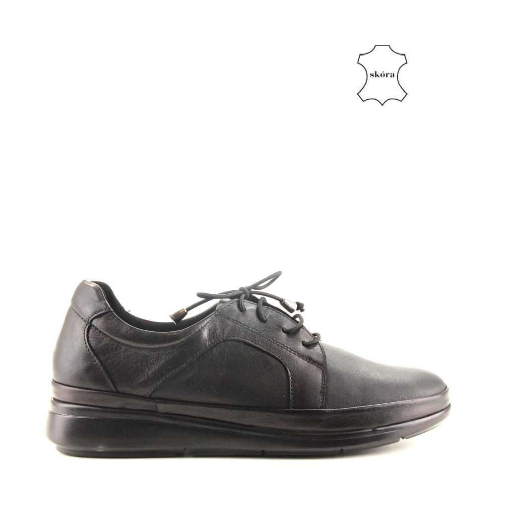 Dámské Polobotky Z Kůže Sokolski 4503 Černé 38