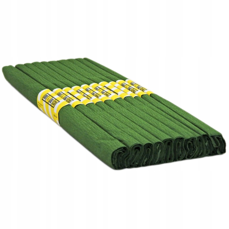 DO&DECO KOLOROWA KREPINA BIBUŁA MARSZCZONA Kolor Odcienie zieleni