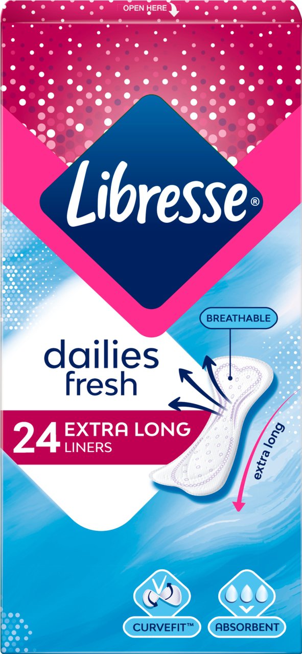 

Libresse Wkładki Higieniczne Extra Long 24szt