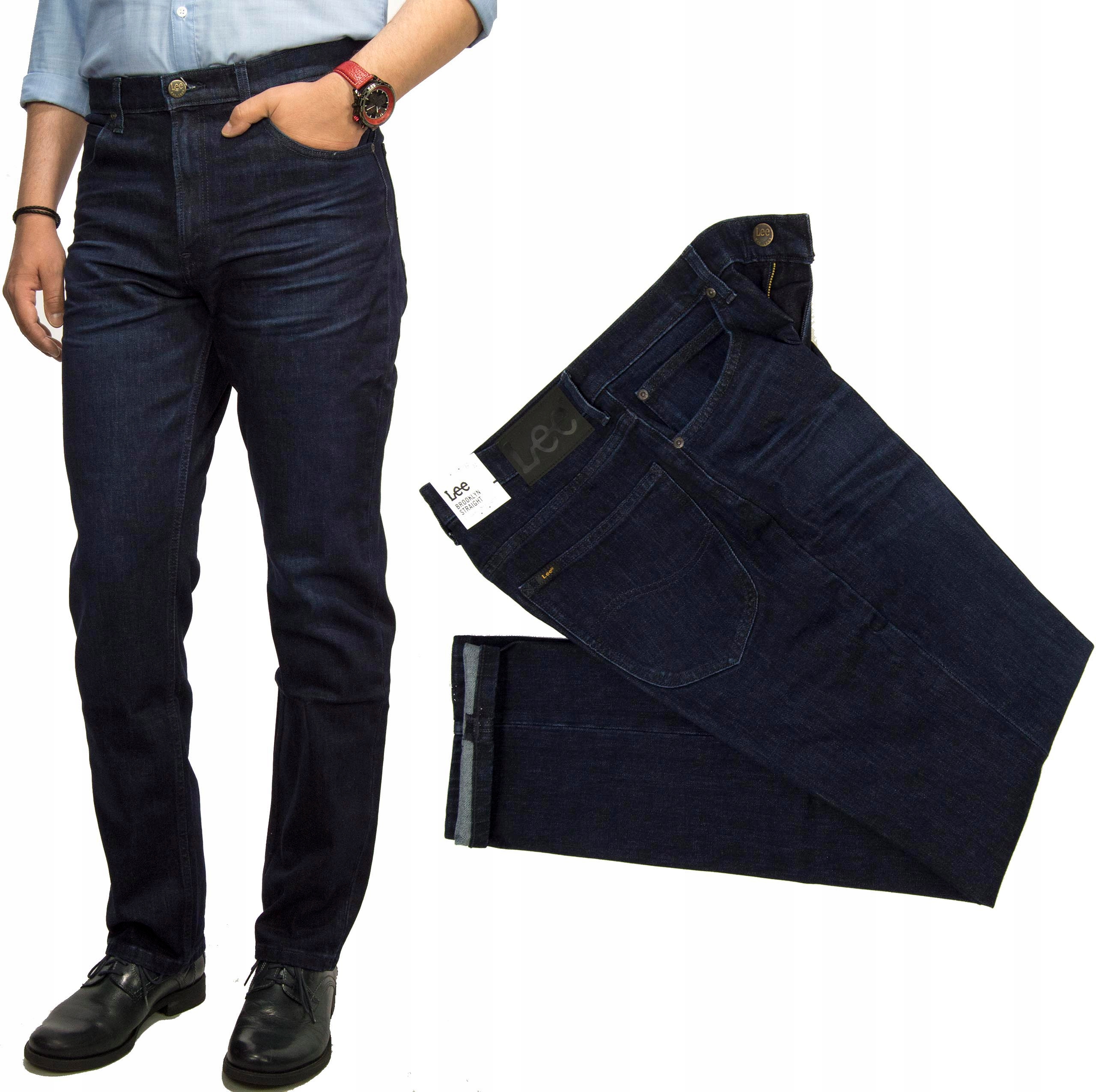 

Lee Brooklyn D. Park męskie spodnie jeans W42 L32