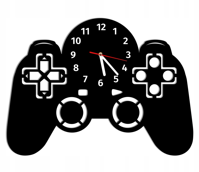 zegar ścienny 3D dla chłopaka konsola pad PS duży