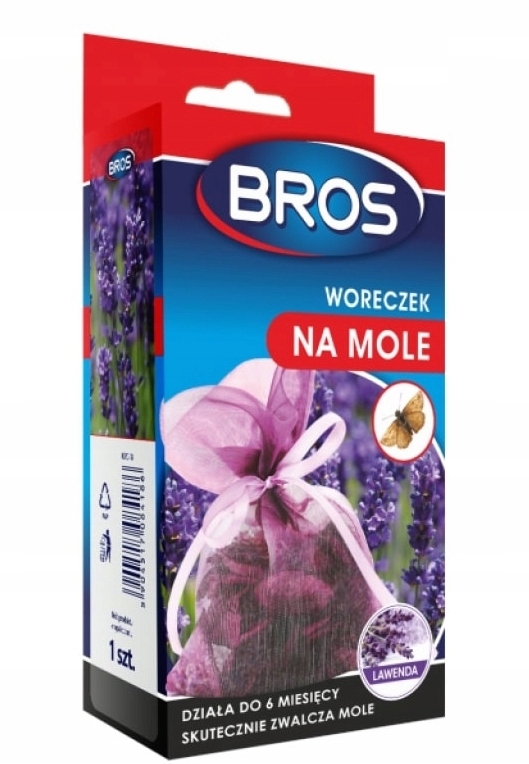 

Bros woreczek na mole lawendowy do zwalczania moli
