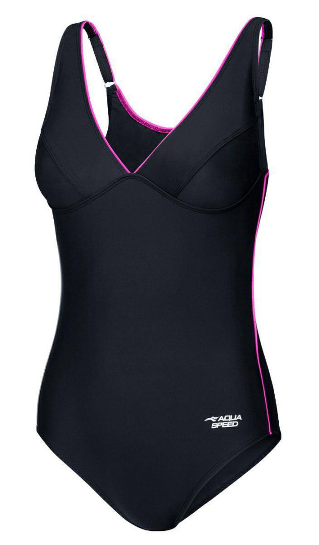 Aqua Speed strój kąpielowy jednoczęściowy brązowy