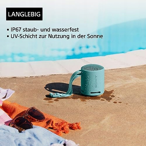 SONY SRS-XB100 Przenośny Głośnik Bluetooth Wodoodporny IP67 16h Czas Pracy — miniatura 6