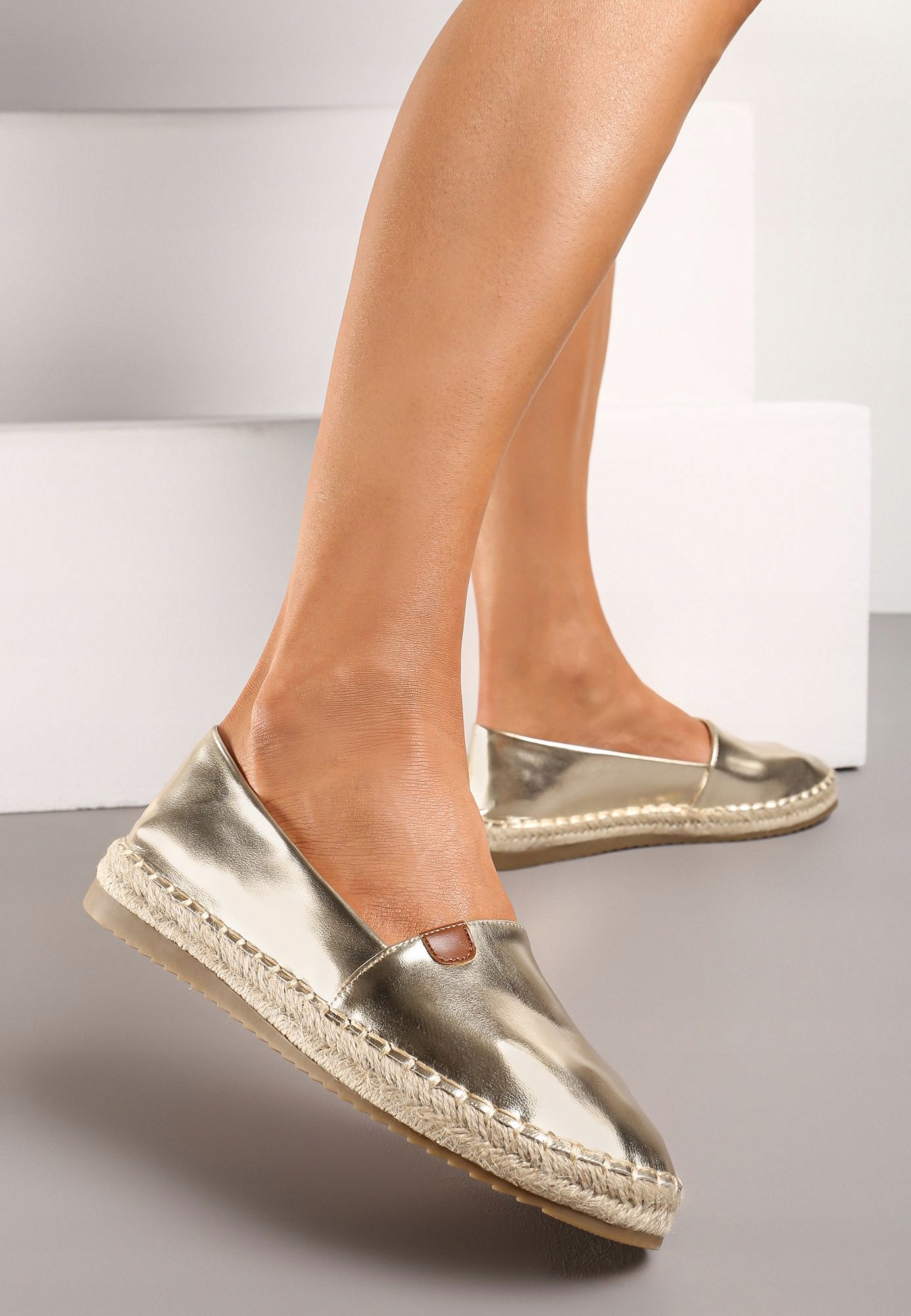 Renee Złote Espadryle damskie 37
