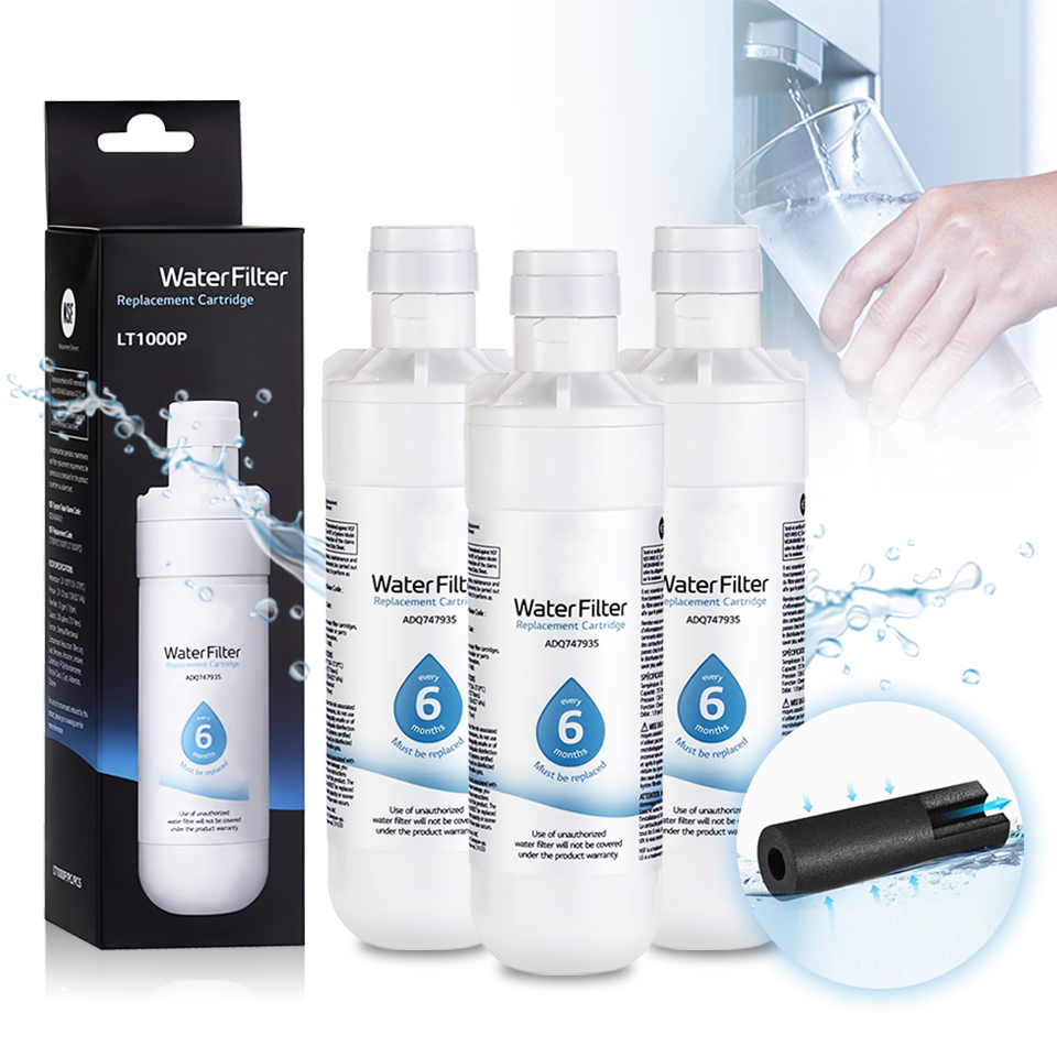 Filtr wkład wody FFL-156L do lodówek Lg LT1000P*3szt