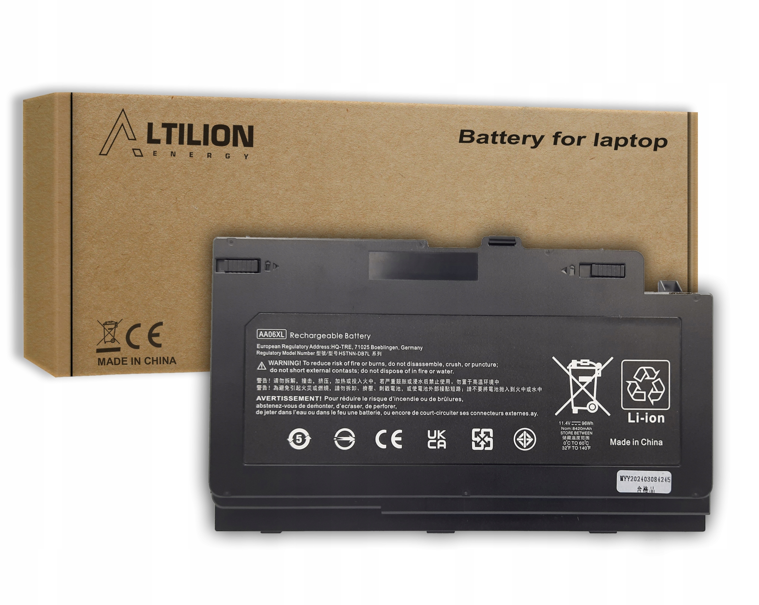 Baterie Altilion Energy AA06XL kompatibilní s Hp