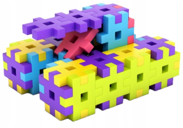 KLOCKI KONSTRUKCYJNE Wafle MELI Basic 150 EL Marka Meli