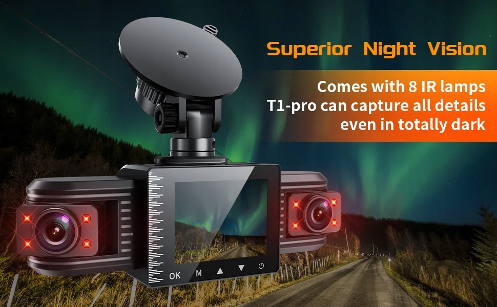 Uniwersalny Full HD 360 stopni 1080P wideorejestrator samoch EAN (GTIN) 7058879221340