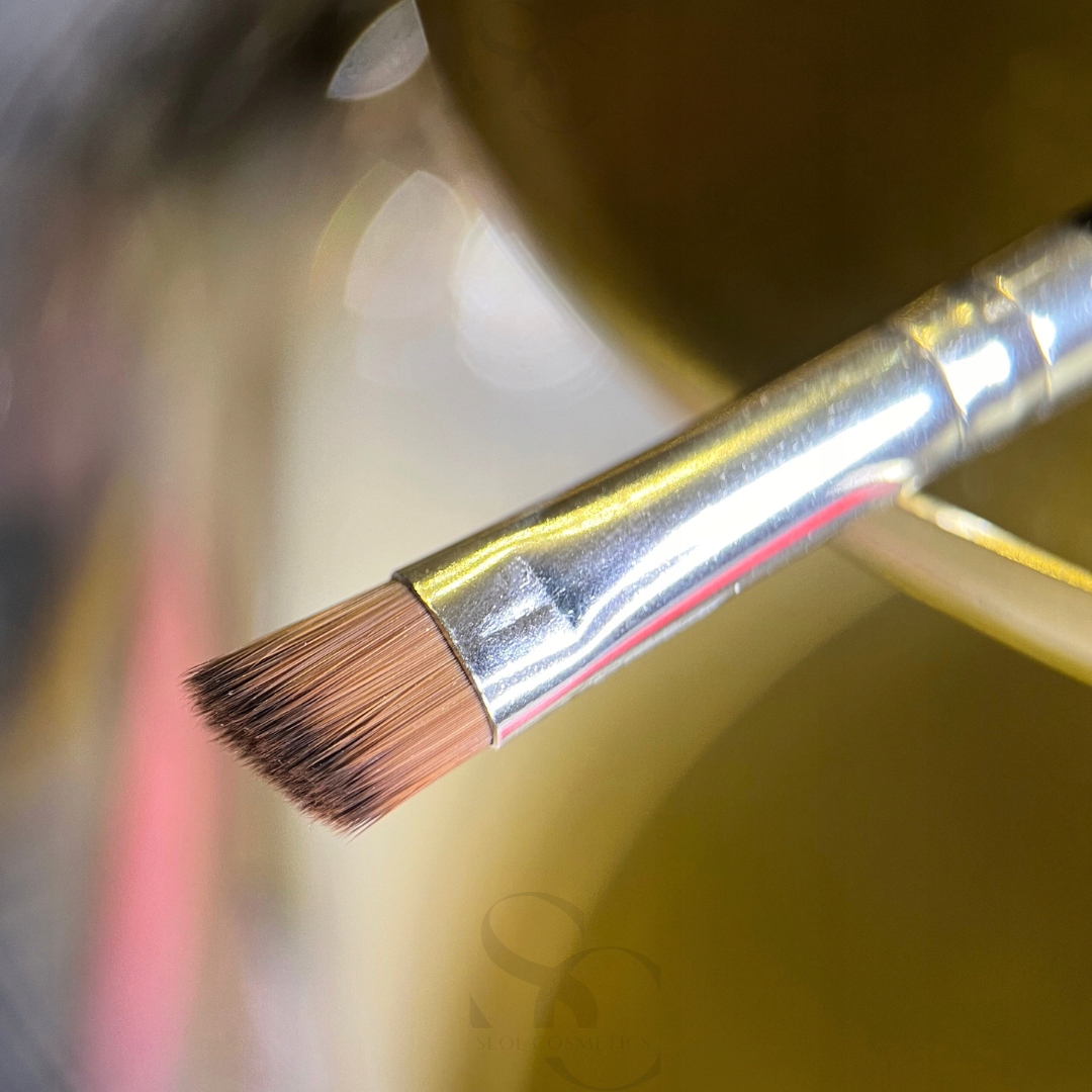 Dwustronny Pędzelek skośny spiralka do brwi 2w1 pędzel do aplikacji henny Marka inna marka