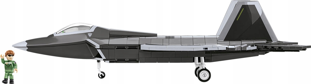 KLOCKI COBI 5855 Myśliwiec Lockheed F-22 Raptor 695 El. Płeć chłopcy dziewczynki