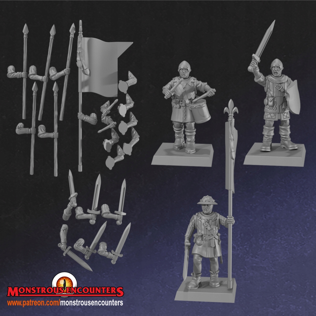 Men-at-arms Command CMD - Monstrous Encounters