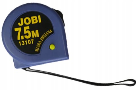 

Miara Metrówka Miarka Zwijana 7,5M 25MM Jobi 13107
