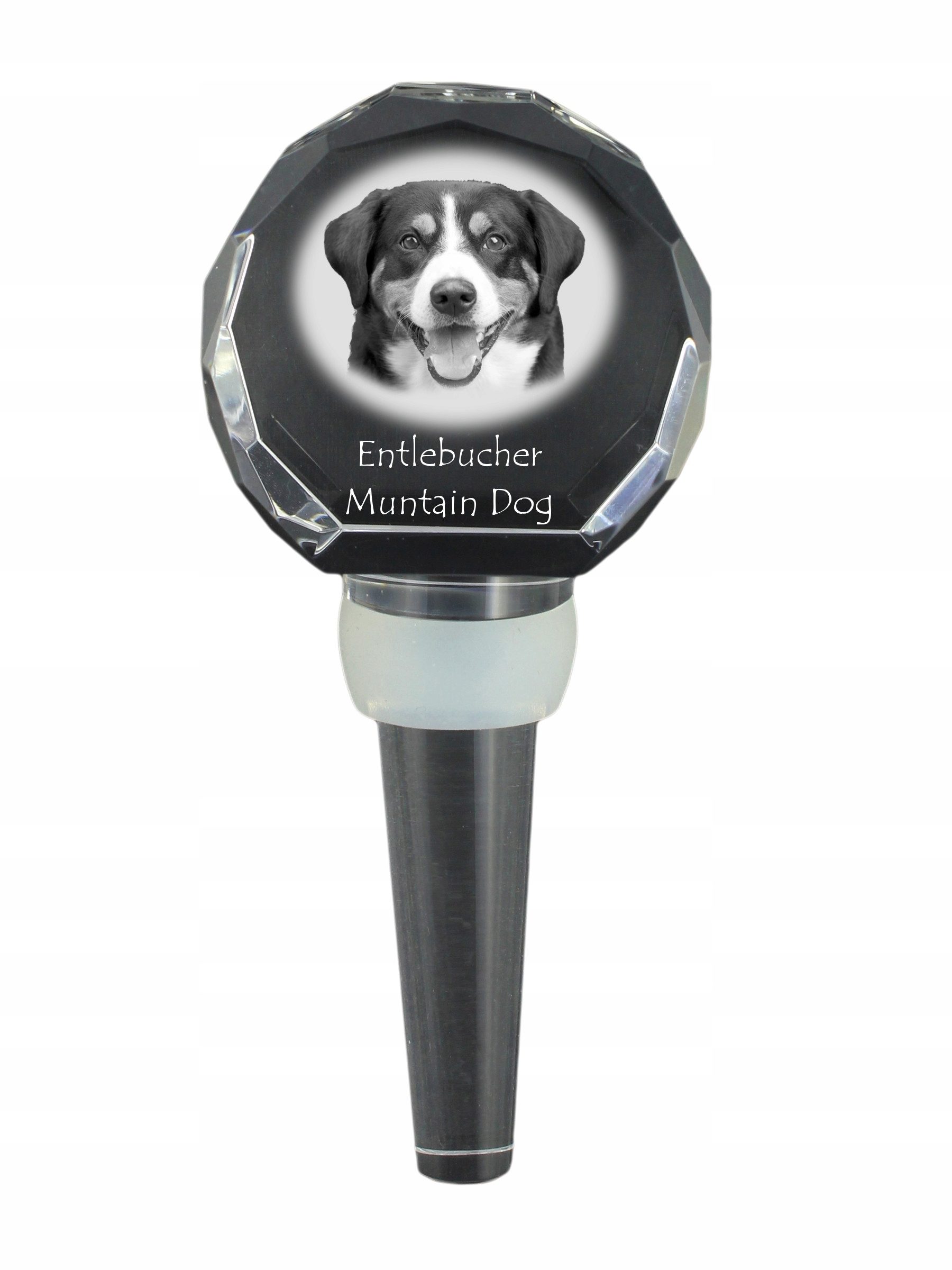 Entlebucher zátka na láhev s fotografií, personalizovaná zátka na víno