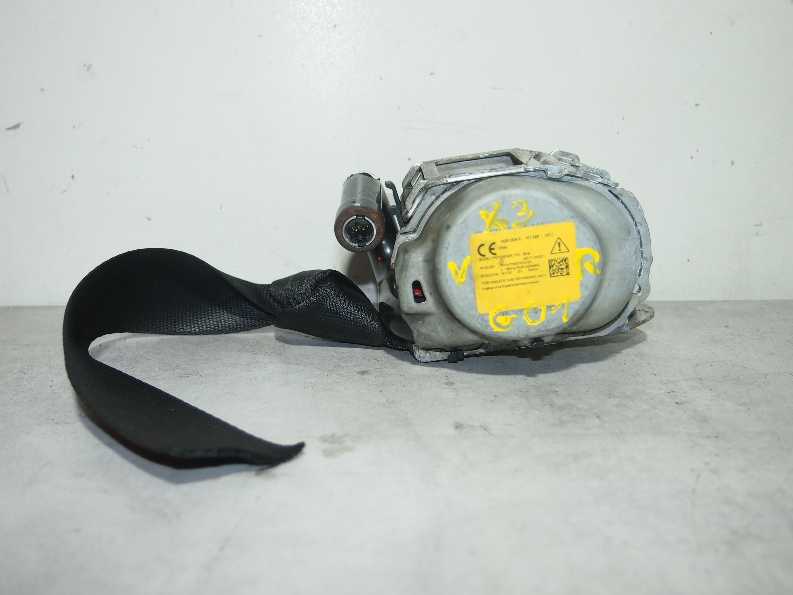 7469934 - BMW G01 X3 ремінь безпеки передній правий ORIG.