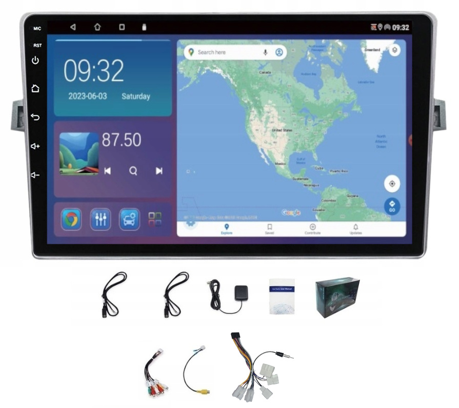 Gps Navigace Toyota Verso 2009-2018 Wifi Carplay Usb 4GB 64GB