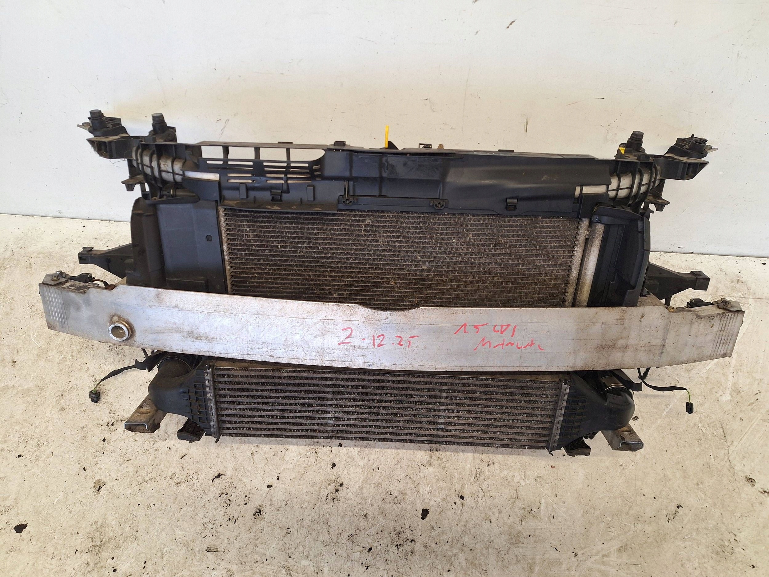 MERCEDES A-KLASA W176 12-16 support panel for radiators 1.5 CDI MANUAL