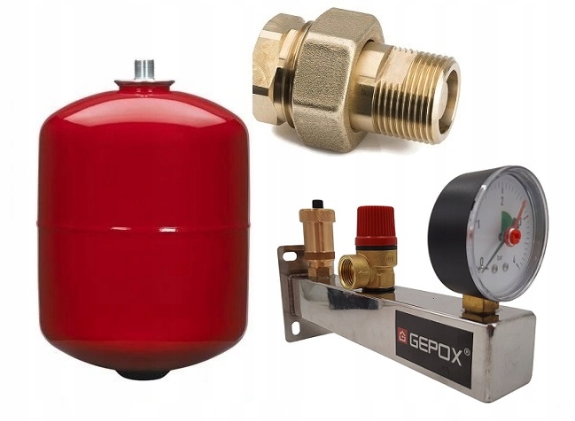 Sada Expanzních Nádob 5 L, Bezpečnostní Skupina, Nerezová