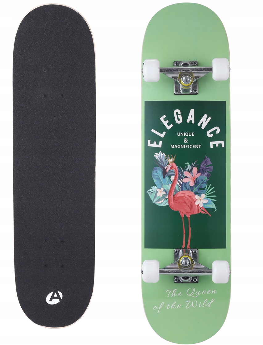 Deskorolka deska klasyczna drewniana 80 cm kauczk