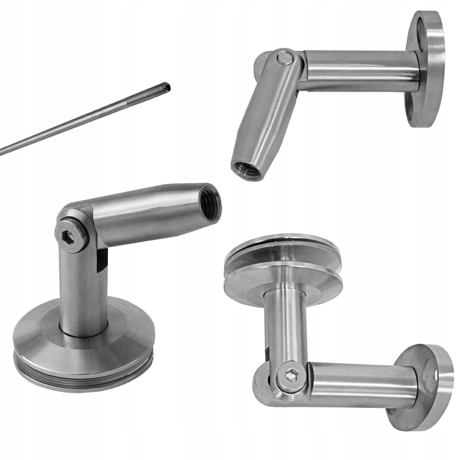 Sada kování pro skleněnou stříšku s odtahy 1 m