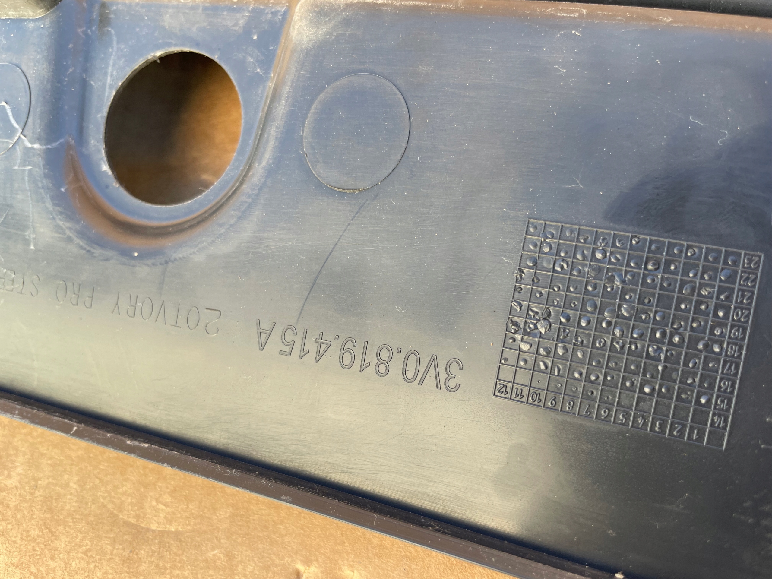torpedo SKODA SUPERB III 3V0819415A left original IDEAL
